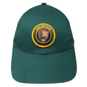 Legend Baseball Cap Green One Size National Park Service Volunteer Mesh Hat